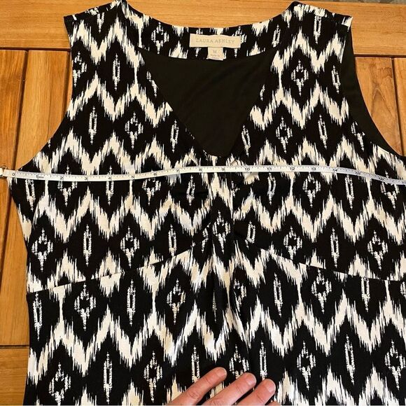 Laura Ashley maxi dress black and white - Picture 2 of 7